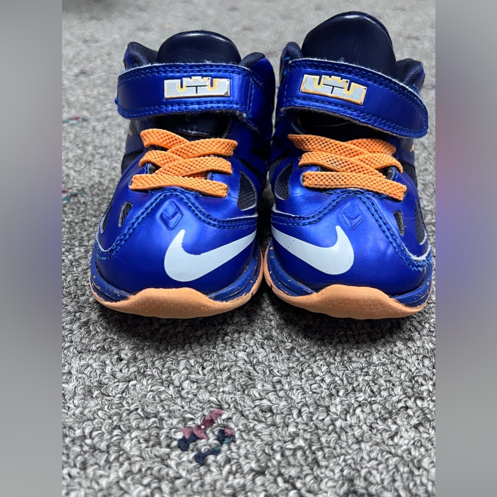 Blue and orange, Toddler Nikes